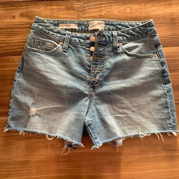 Universal Thread Pants - Universal Thread distressed light denim jean shorts